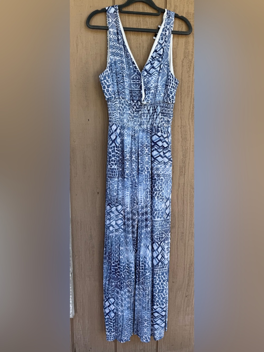 Gilli boho blue Romper Medium.